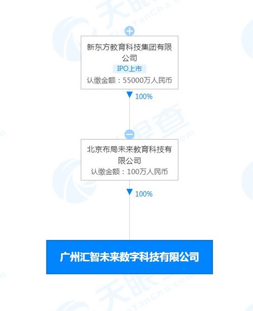 新东方成立数字科技公司,注册资本100万元